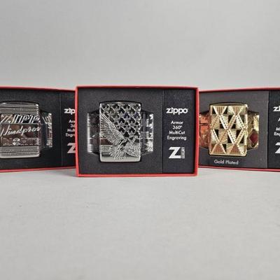 Lot 455 | Zippo Armor Gold Plated Lighter & More!