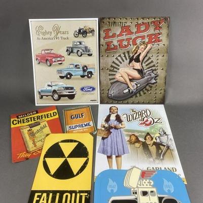 Lot 209 | Collection Of Tin Signs