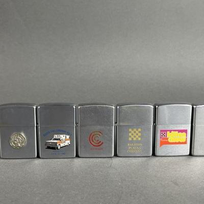 Lot 418 | 6 Vintage Zippo Lighters
