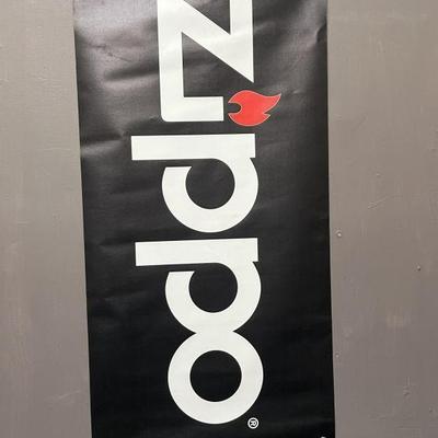 Lot 604 | Zippo Vinyl Banner