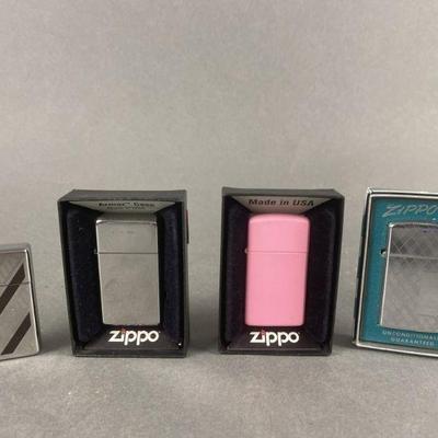 Lot 536 | Vintage Slim Zippo Lighter & More