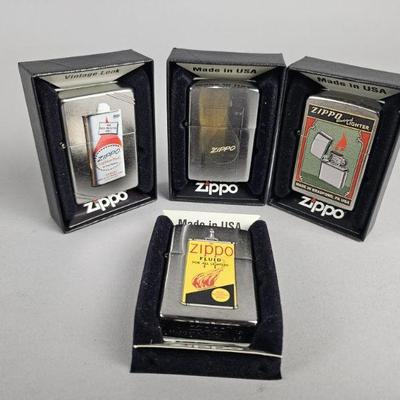 Lot 516 | Zippo Fuel Can Graphic Lighters & More