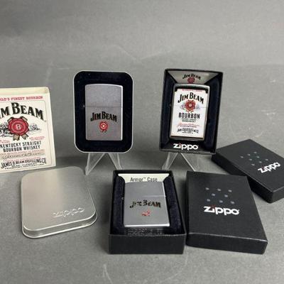  Lot 17 | Jim Beam Zippo Lighters w/Boxes
