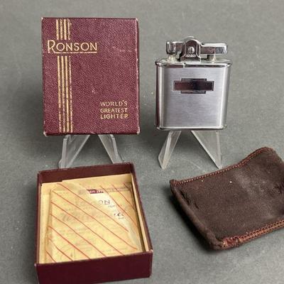 Lot 27 | Vintage Ronson Whirlwind Lighter w/Box