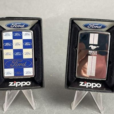 Lot 30 | 2 Ford Zippo Lighters boxes