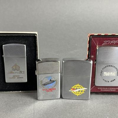 Lot 431 | Vintage Zippo Advertising Lighters