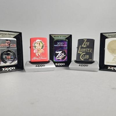 Lot 472 | Zen Lighter Club Zippo Lighters