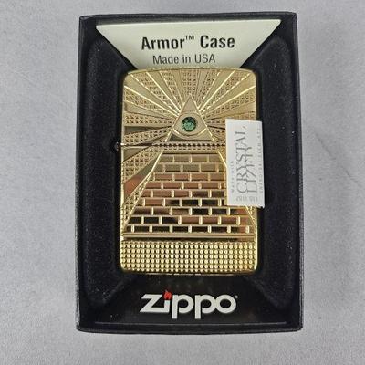 Lot 63 | Zippo Eye of Providence Design Lighter