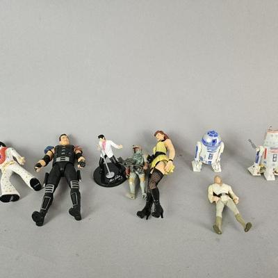 Lot 279 | Star Wars, Elvis, and More Figures