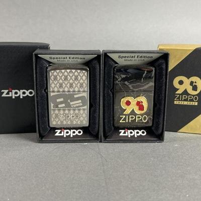 Lot 434 | 85 & 90 Anniversary Zippos