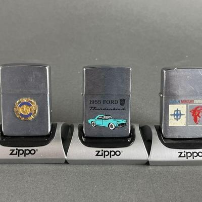 Lot 446 | Vintage Ford Lincoln Zippo Lighters