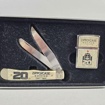 Lot 59 | Zippo/Case Regular 20th Anniversary Gift Set