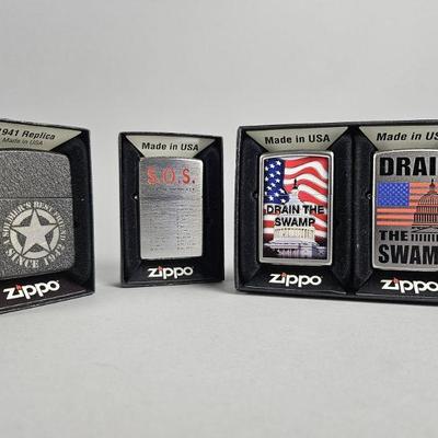 Lot 437 | Zippo 84/100 Drain The Swamp Lighters & More!
