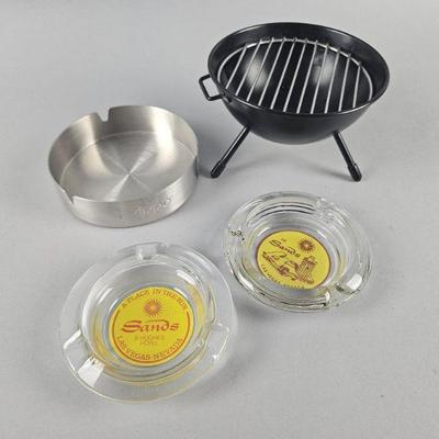 Lot 602 | Zippo Stainless Steel Ashtray & More!