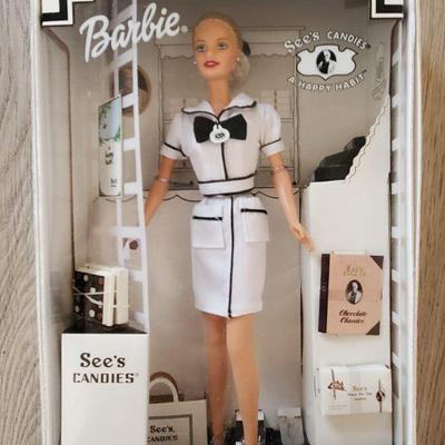 See's Barbie Collectible. Unopened