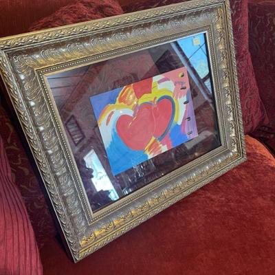 Peter Max and abstract art collection