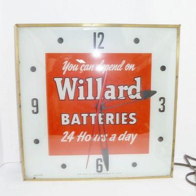 vintage adv clock