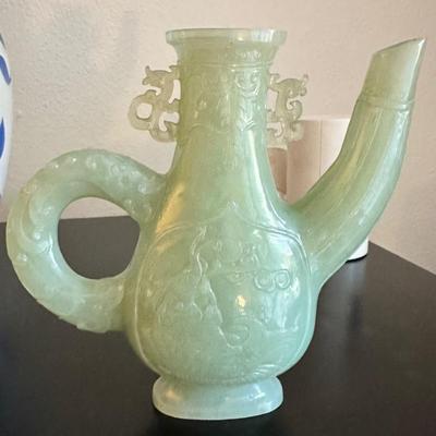 Jade pitcher