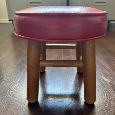 Little red foot stool