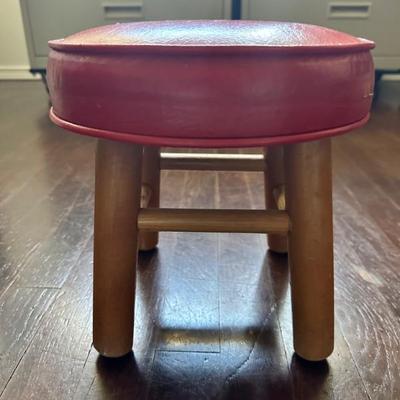 Little red foot stool