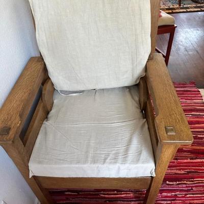 Antique chair / table (front view