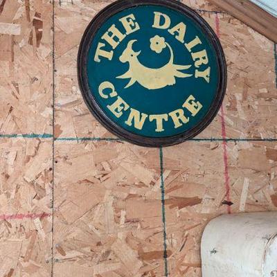 the Dairy Centre Sign