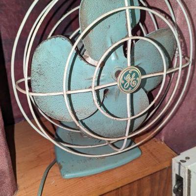 Antique Metal Fan