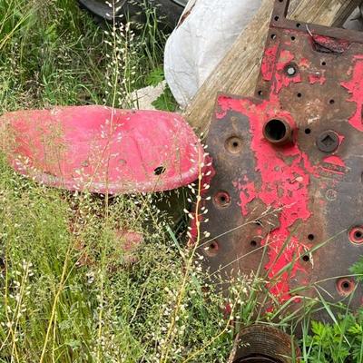 Red FARMALL Tractor, Yard Art ?