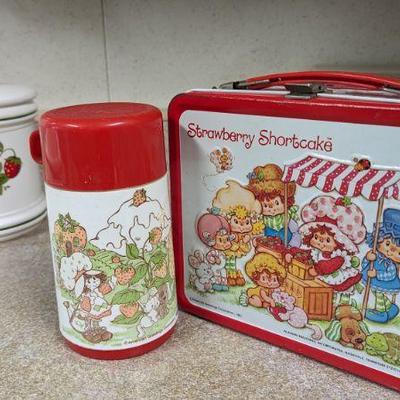 Vintage Strawberry Shortcake Lunchbox and Thermos