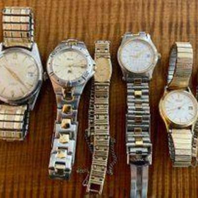 Vintage Watches - Elgin - Mira Automatic Military Watch - Coach - Relic - Seiko - Hamilton - Pulsar