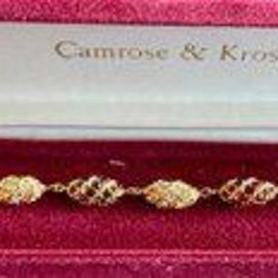 Camrose & Cross Kennedy Rhinestone Bracelet IOB