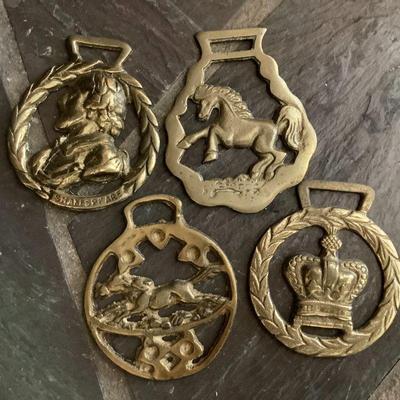 Brass Horse medallions