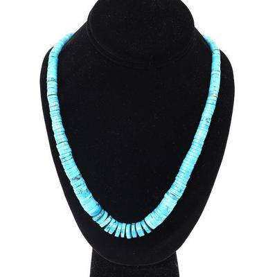 Native American Heishi Turquoise Necklace