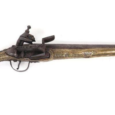 Ottoman Rat-tail Miquelet Pistol, circa 1800-1850