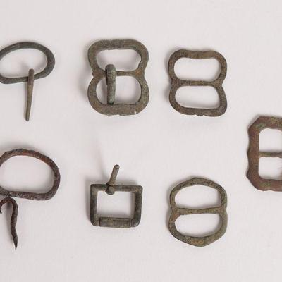 Assorted lot of European Buckles, 16th-18th C.