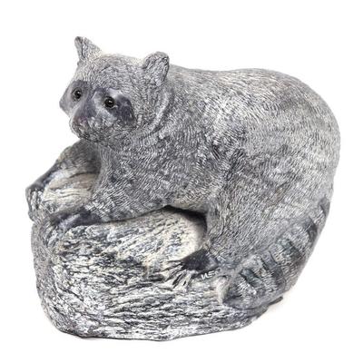 Lovely Cast Racoon Statue