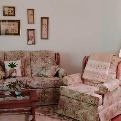 Living room group - chair & sofa