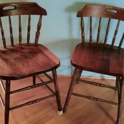 Maple dining chairs