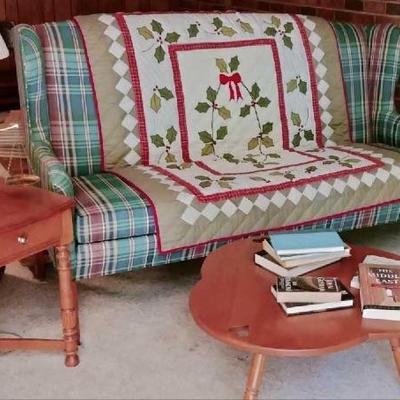 Modern Farmhouse sofa in cheerful colors