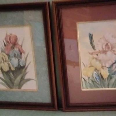 Haynes flower prints - set of 2