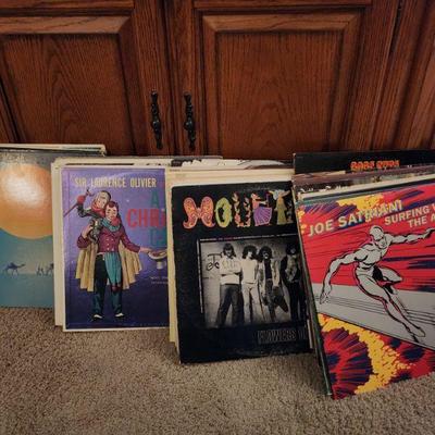Large assortment of vinyl records from classical to 60' & 70's pop/rock classics