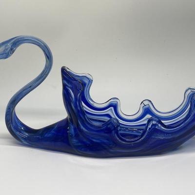 MCM Art Glass Swan
