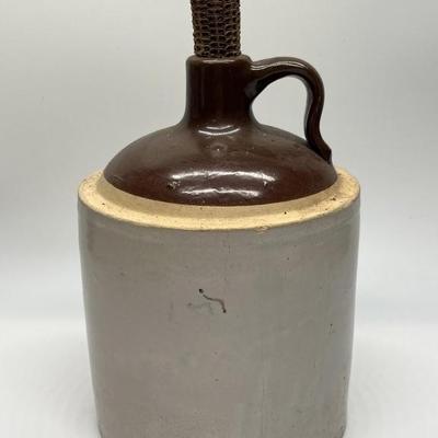 Antique Stoneware 10in Whiskey Jug