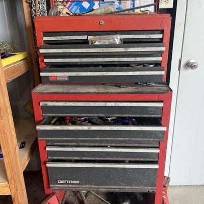 Sears Craftsman Red Metal Toolbox