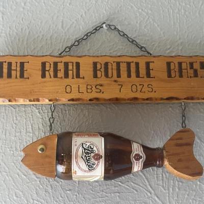 The Real Bottle Bass, Lakehouse Wall Decor
