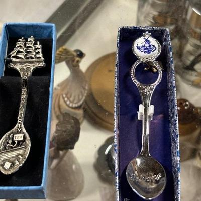 collector spoons: boston and calvary