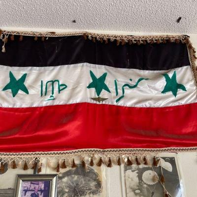 Vintage Iraq flag 