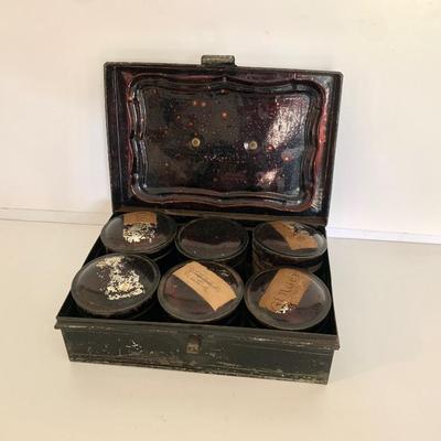 Antique Tole spice box