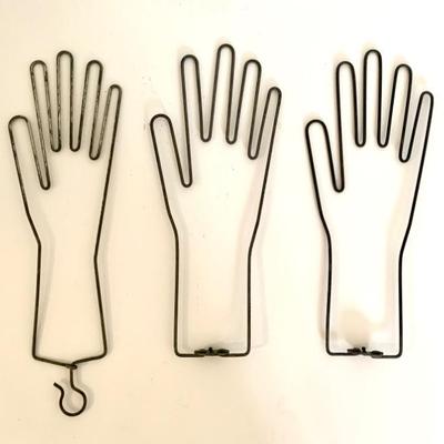 Vintage metal glove forms
