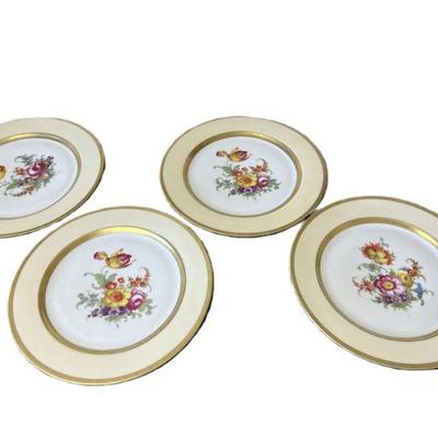 Set Of Four P.T. Bavarian Porcelain Plates